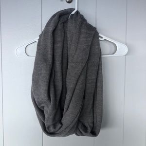 taupe knit infinity scarf